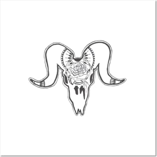 Goat Skull Posters and Art